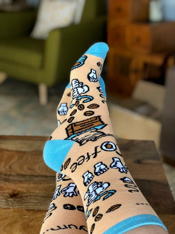 ASL Coffee Socks, ASL Socks, ASL gift