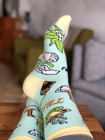 ASL Tea Socks, ASL gift, ASL socks