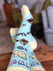 ASL Tea Socks, ASL gift, ASL socks