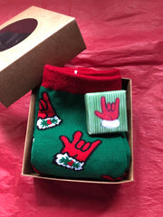 ASL Gift Box - Socks, washi tape, stickers