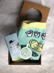 ASL Gift Box - Socks, washi tape, stickers