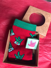 ASL Gift Box - Socks, washi tape, stickers
