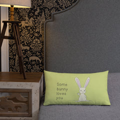 Some Bunny Loves You ASL Pillow
