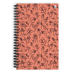 ASL FlowerHands Spiral notebook