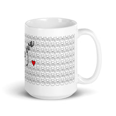 ASL I Love You Heart Mug