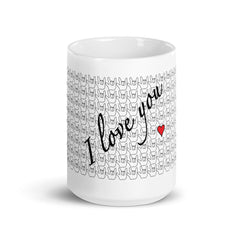 ASL I Love You Heart Mug