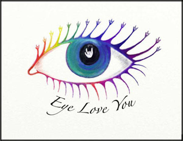 Eye Love You greeting card