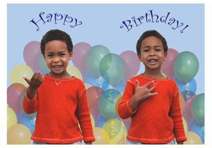 Happy Birthday "boy" - greeting card