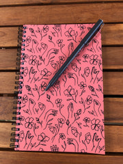 ASL FlowerHands Spiral notebook