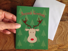 ASL ILY Reindeer Season's Greetings Cards