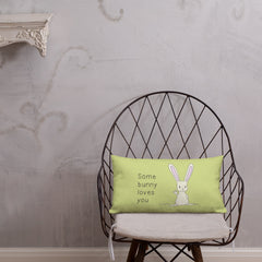 Some Bunny Loves You ASL Pillow
