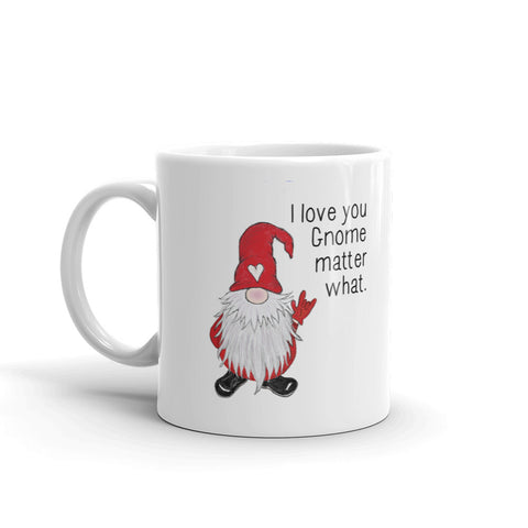 ASL Love Gnome Matter What Mug